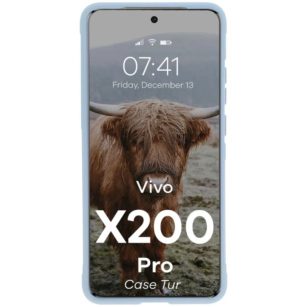 Bizon Case Tur Vivo X200 Pro hellblau - 5