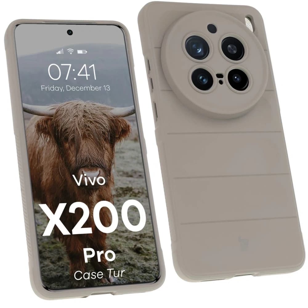 Bizon Case Tur Vivo X200 Pro light gray - 1