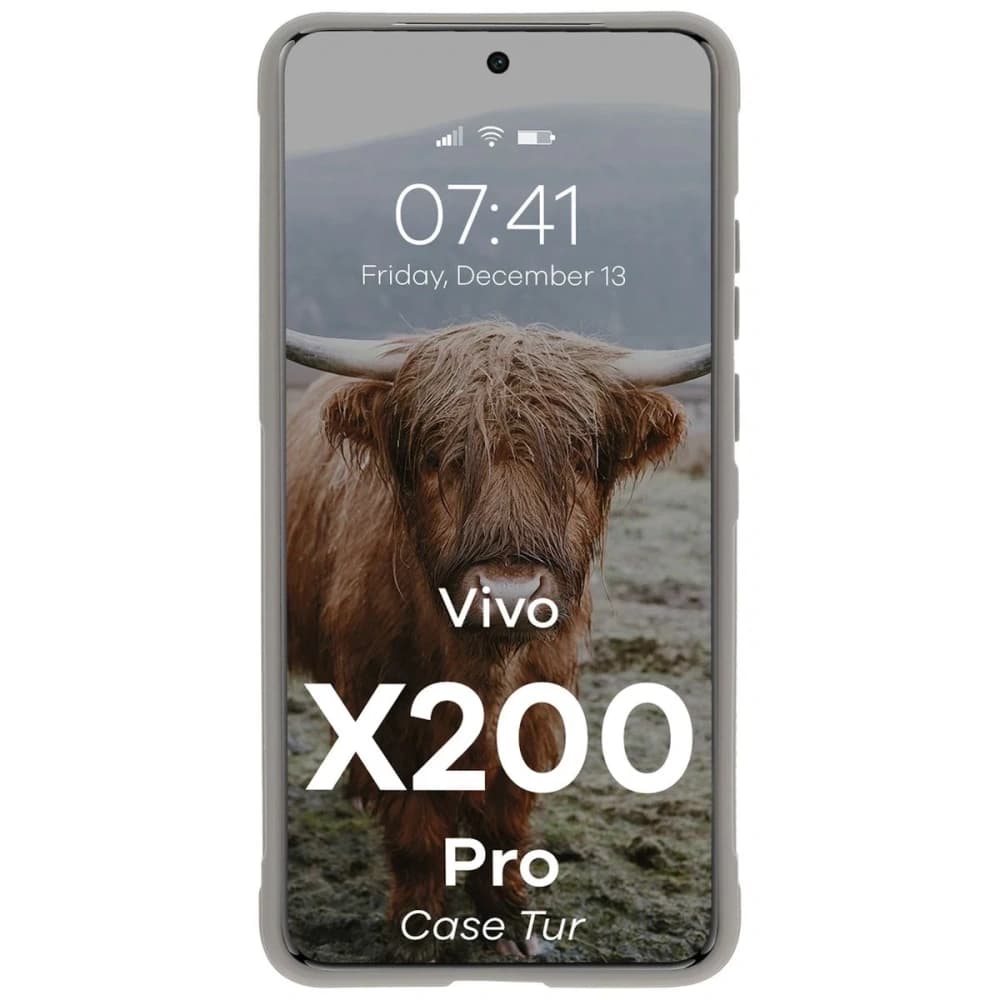 Bizon Case Tur Vivo X200 Pro light gray - 5