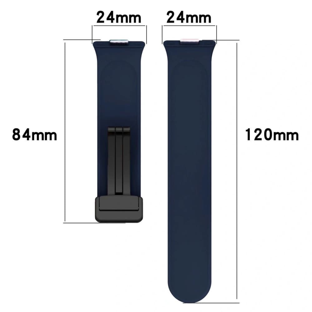 Bizon Strap Watch Silicone L Huawei Watch Fit 4 Pro / Fit 4 / Fit 3 navy blue - 3