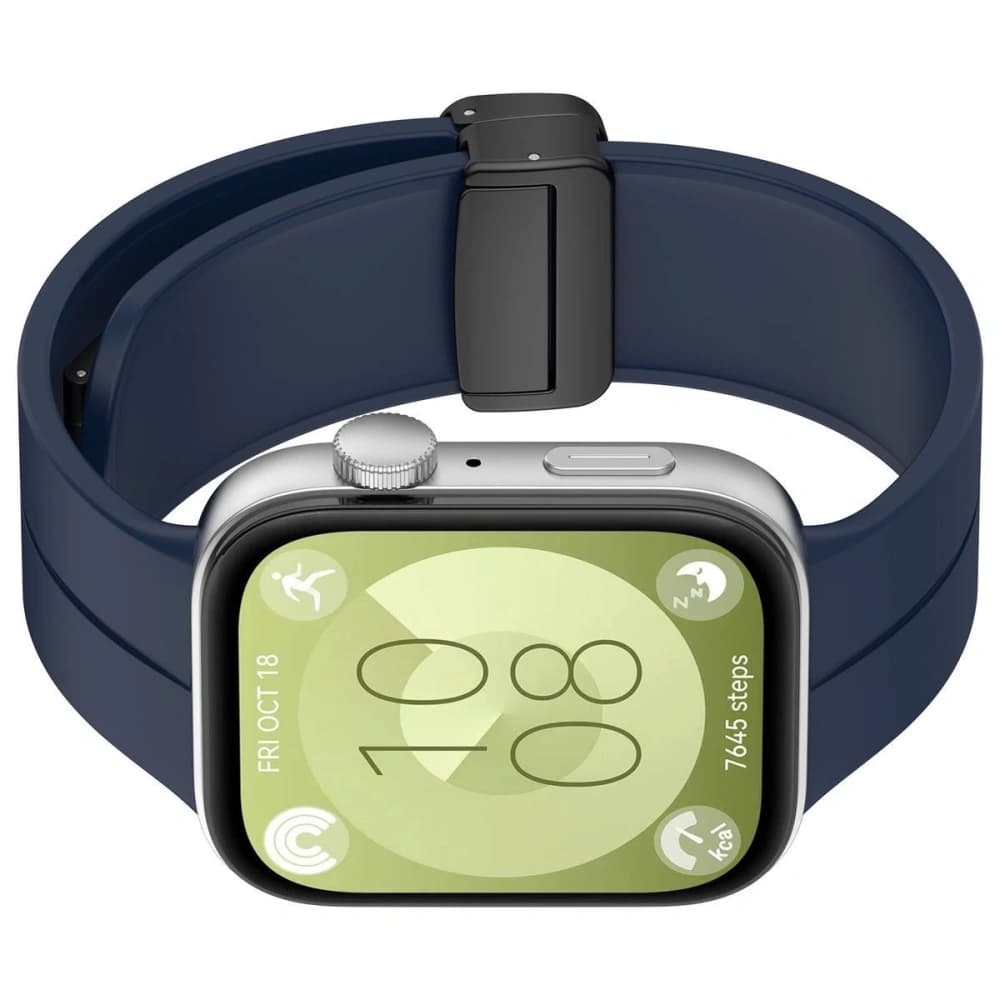 Bizon Strap Watch Silicone L Huawei Watch Fit 4 Pro / Fit 4 / Fit 3 navy blue - 5