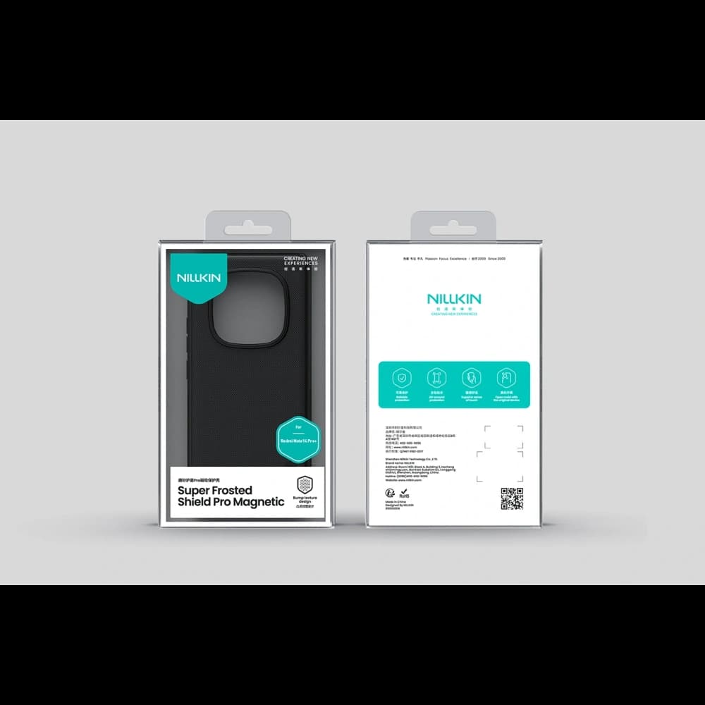 Nillkin Super Frosted Shield Pro Magnetic Xiaomi Redmi Note 14 Pro+ Plus 5G black - 7