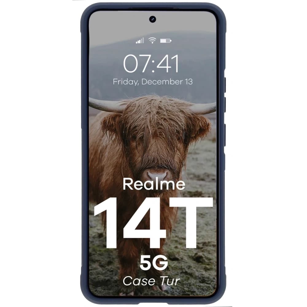 Bizon Case Tur Realme 14T 5G marineblau - 5