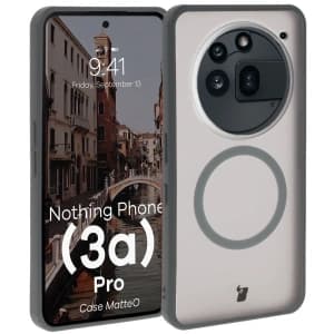 Bizon Case MatteO Magnetic Nothing Phone (3a) Pro smoky grey