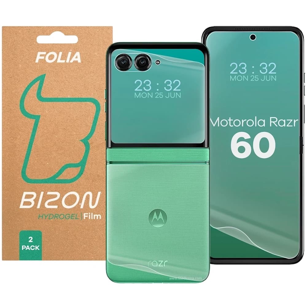 Bizon Glass Hydrogel Set Motorola Razr 60 - 1