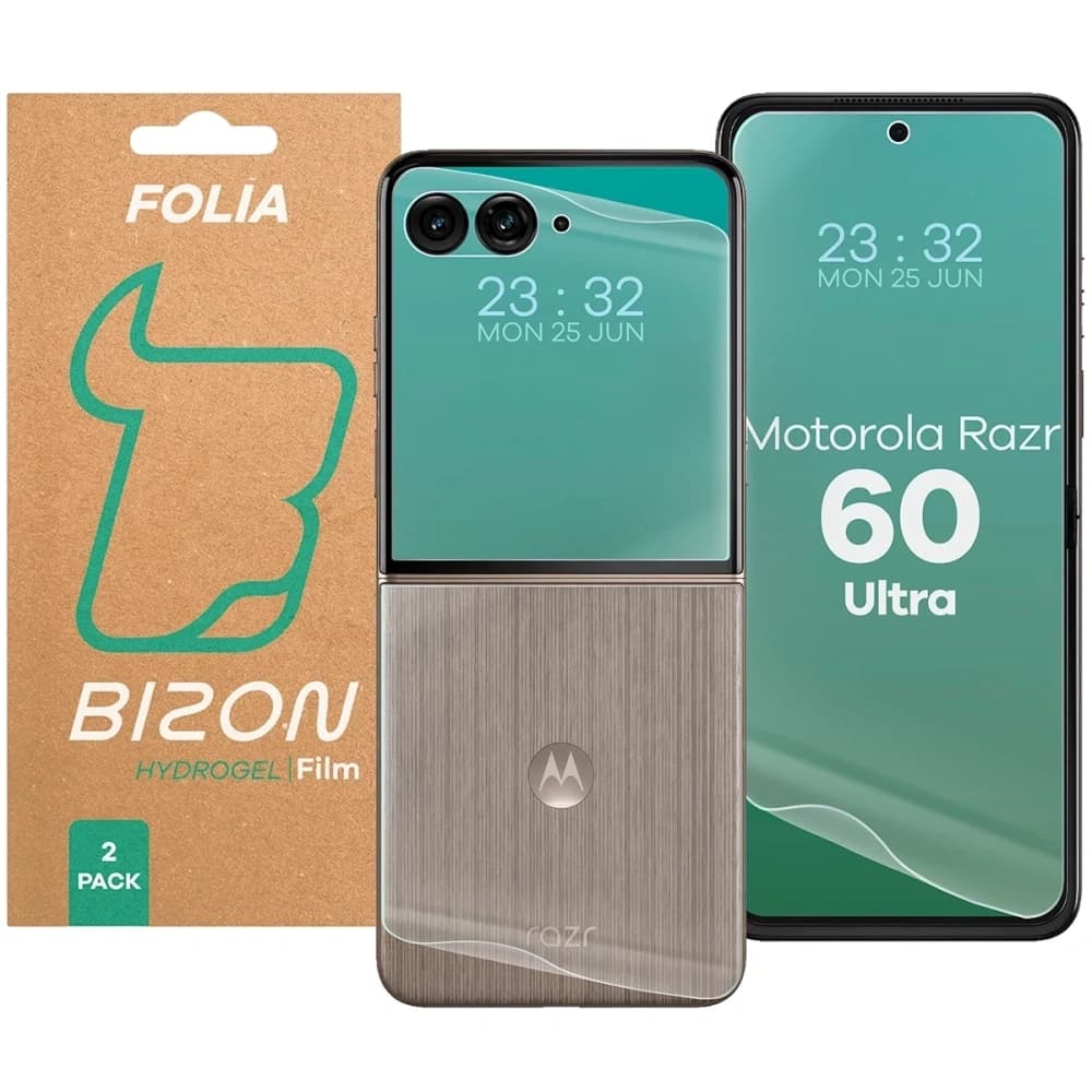 Bizon Glas Hydrogel Set Motorola Razr 60 Ultra - 1