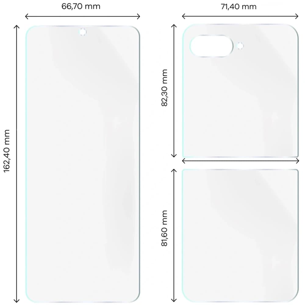 Bizon Glas Hydrogel Set Motorola Razr 60 Ultra - 2