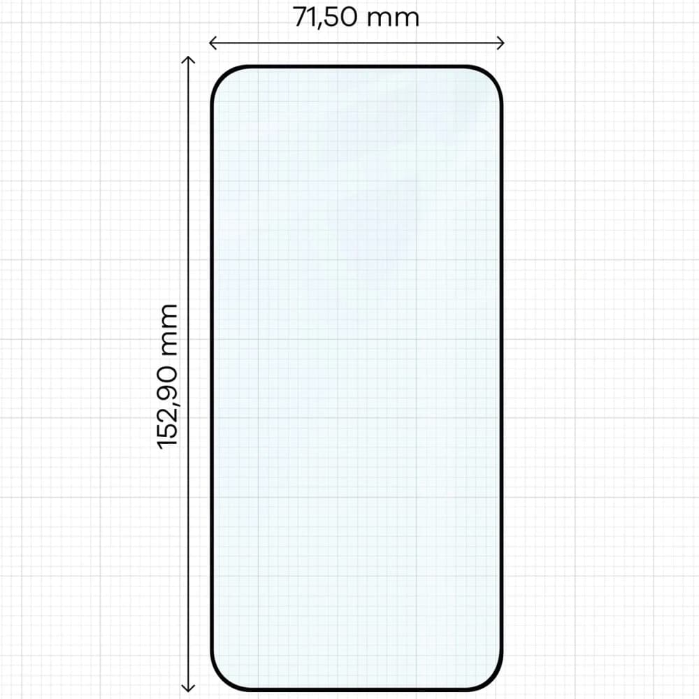 Bizon Glass Edge 2 Honor 400 black frame - 2