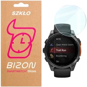 Bizon Glass Watch Clear Garmin Tactix 8 AMOLED 47 mm