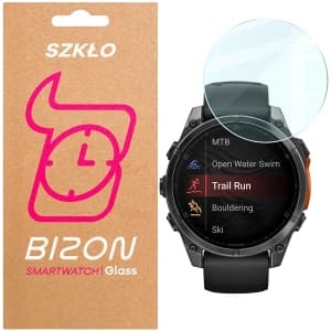Bizon Glass Watch Clear Garmin Tactix 8 AMOLED 51 mm / SOLAR 51 mm