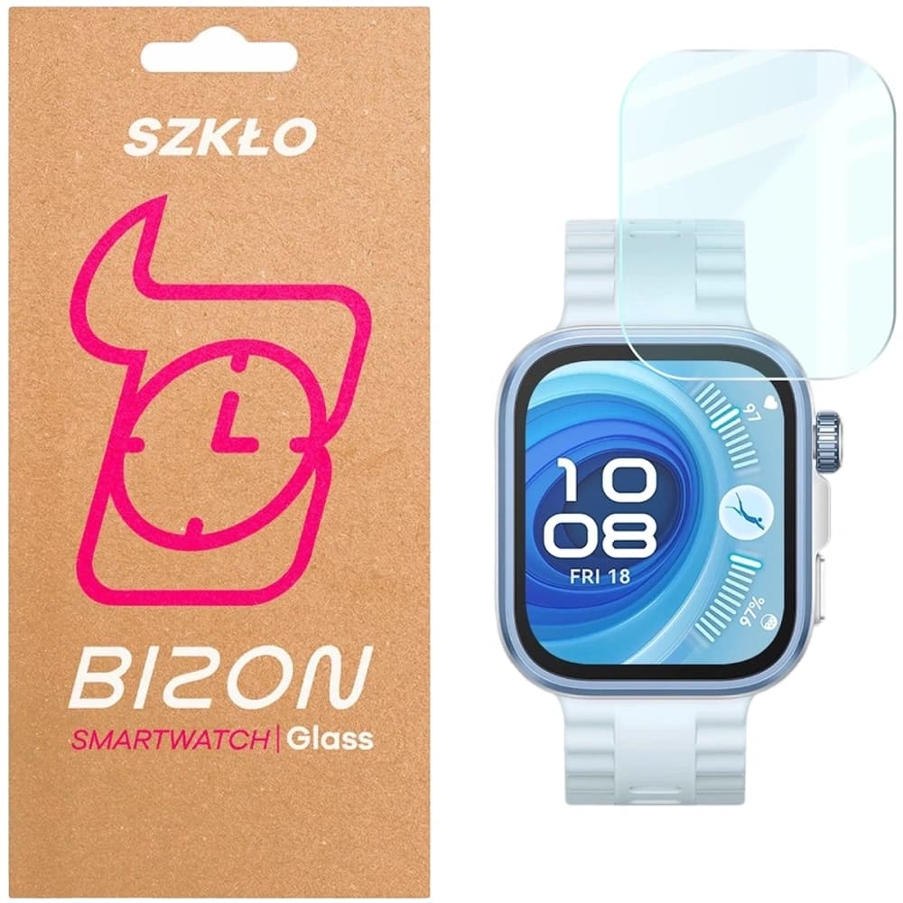 Bizon Glass Watch Clear Huawei Watch Fit 4 Pro - 1