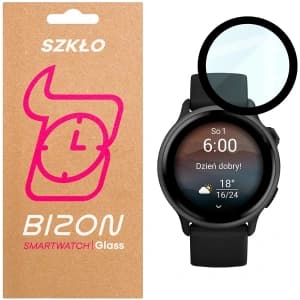Bizon Glas Uhr Edge Hybrid Garmin Vivoactive 6 schwarz