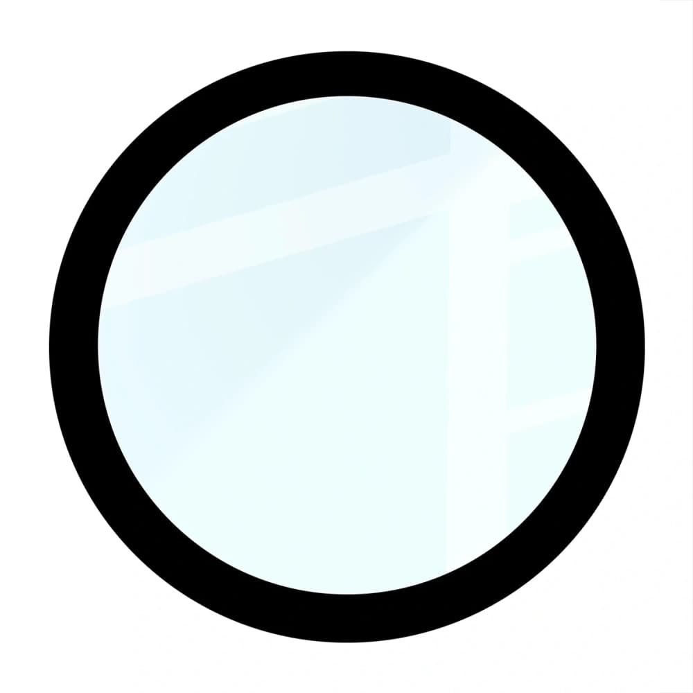 Bizon Glas Uhr Edge Hybrid Garmin Vivoactive 6 schwarz - 4