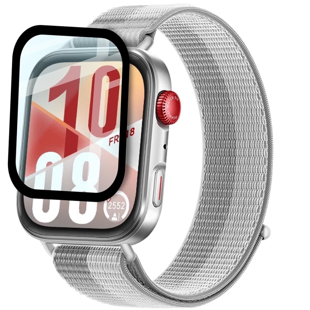 Bizon Glass Watch Edge Hybrid Huawei Watch Fit 4 black - 3