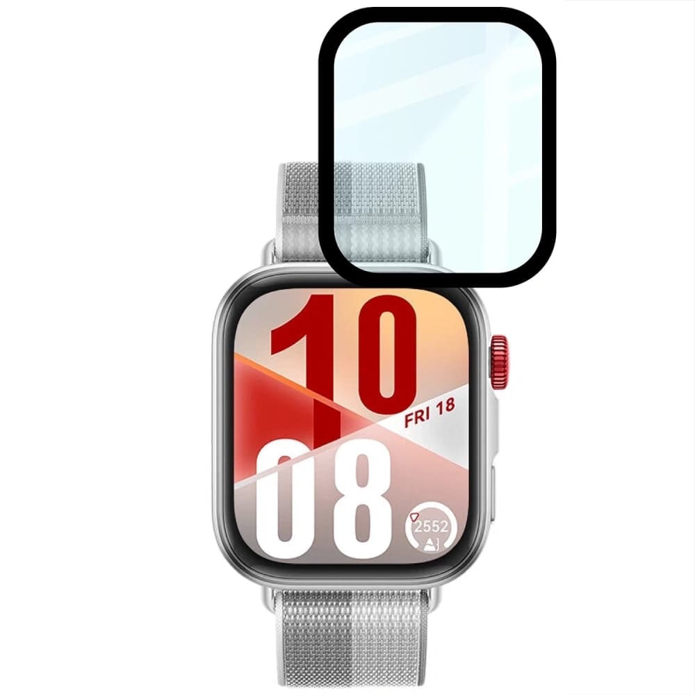 Bizon Glass Watch Edge Hybrid Huawei Watch Fit 4 black - 5