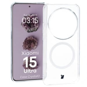 Bizon Case CrystalO Magnetic Xiaomi 15 Ultra clear
