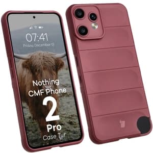 Bizon Case Tur Nothing CMF Phone 2 Pro burgundy