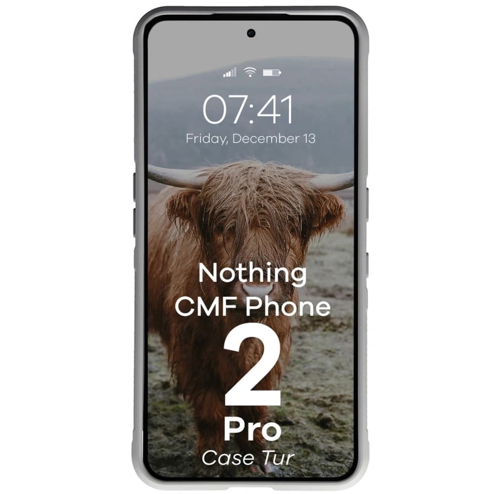 Bizon Case Tur Nothing CMF Phone 2 Pro light gray - 5