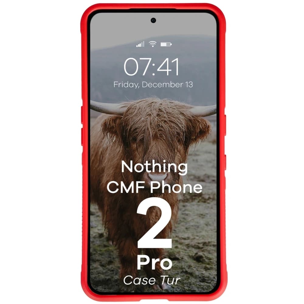 Bizon Case Tur Nothing CMF Phone 2 Pro red - 5