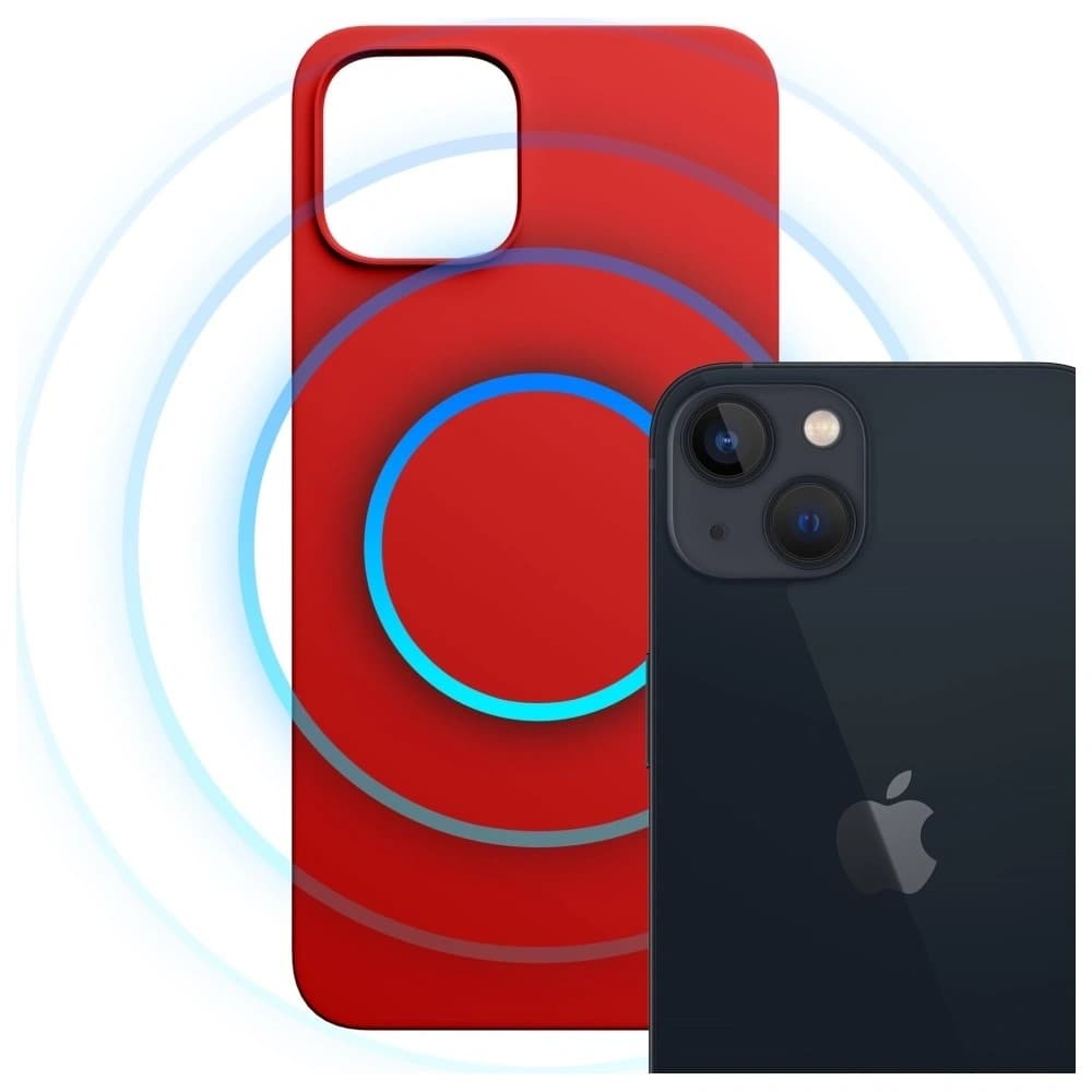 3MK Hardy MagSilicone Apple iPhone 13 red - 3