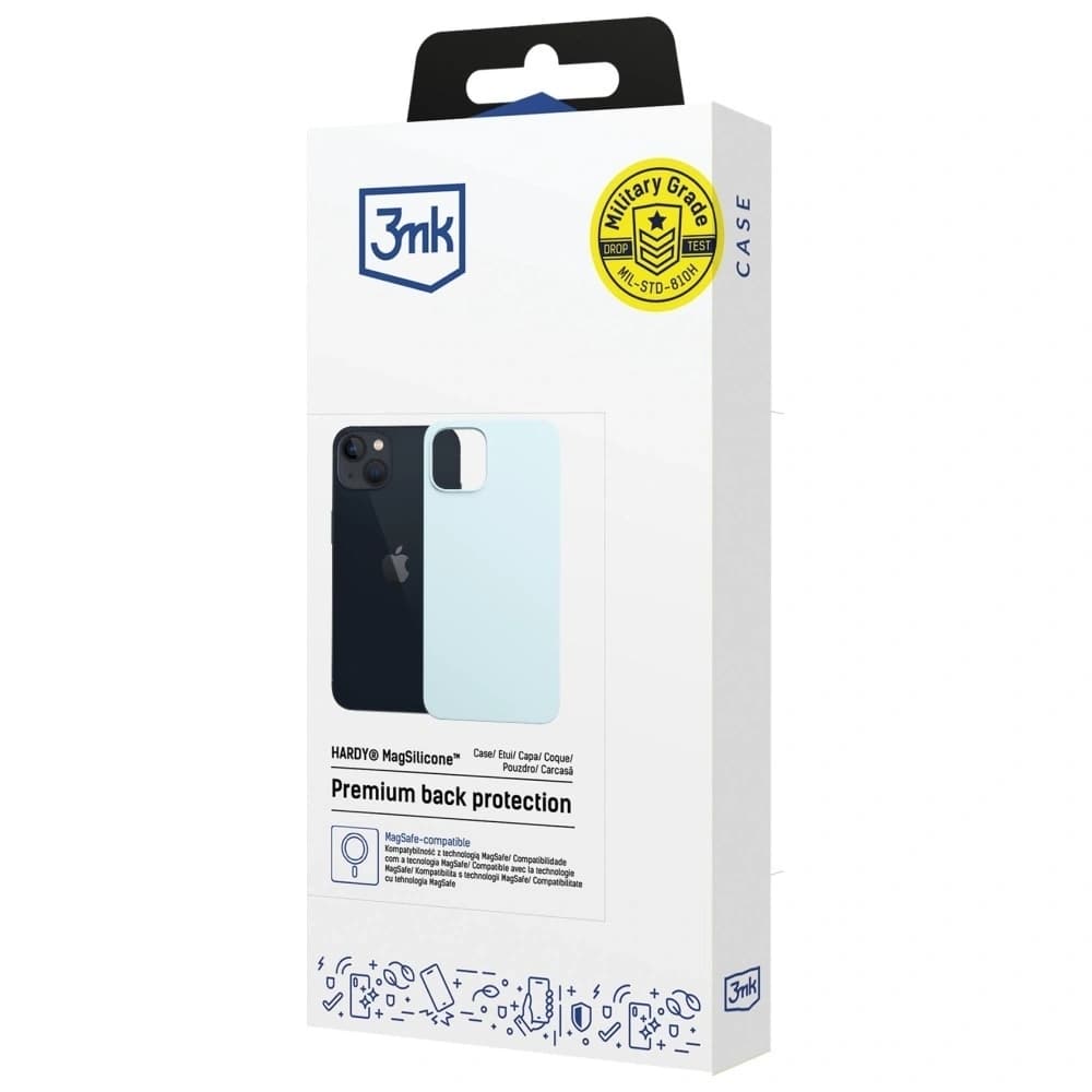 3MK Hardy MagSilicone Apple iPhone 15 blau - 8