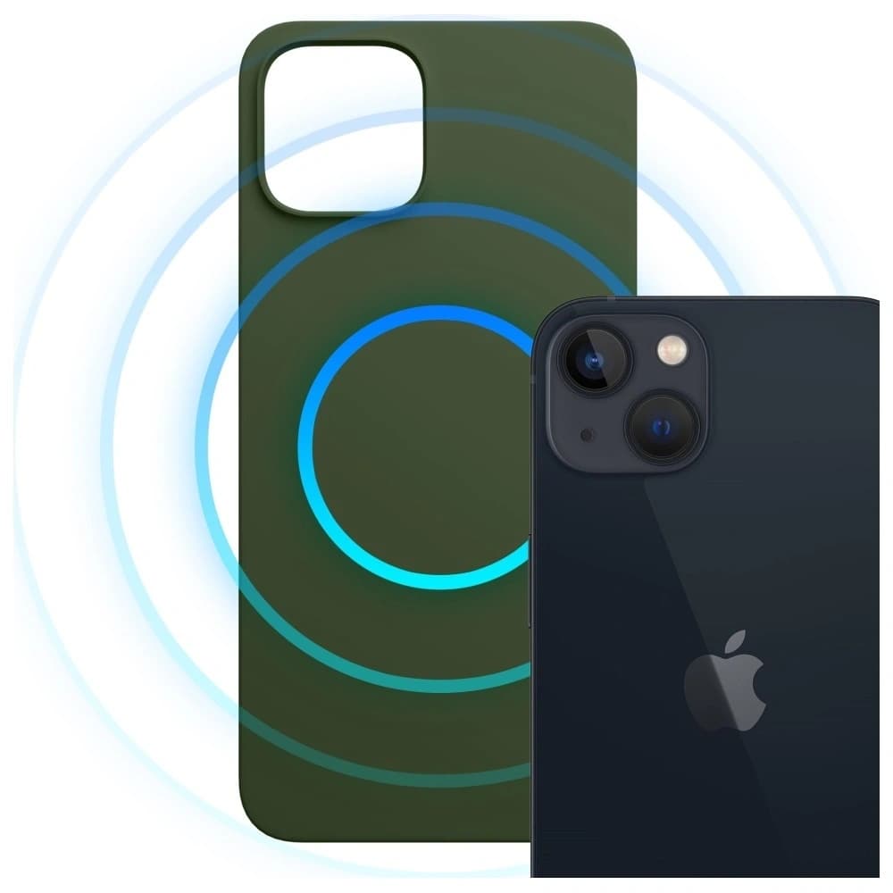 3MK Hardy MagSilicone Apple iPhone 15 Plus dunkelgrün - 3