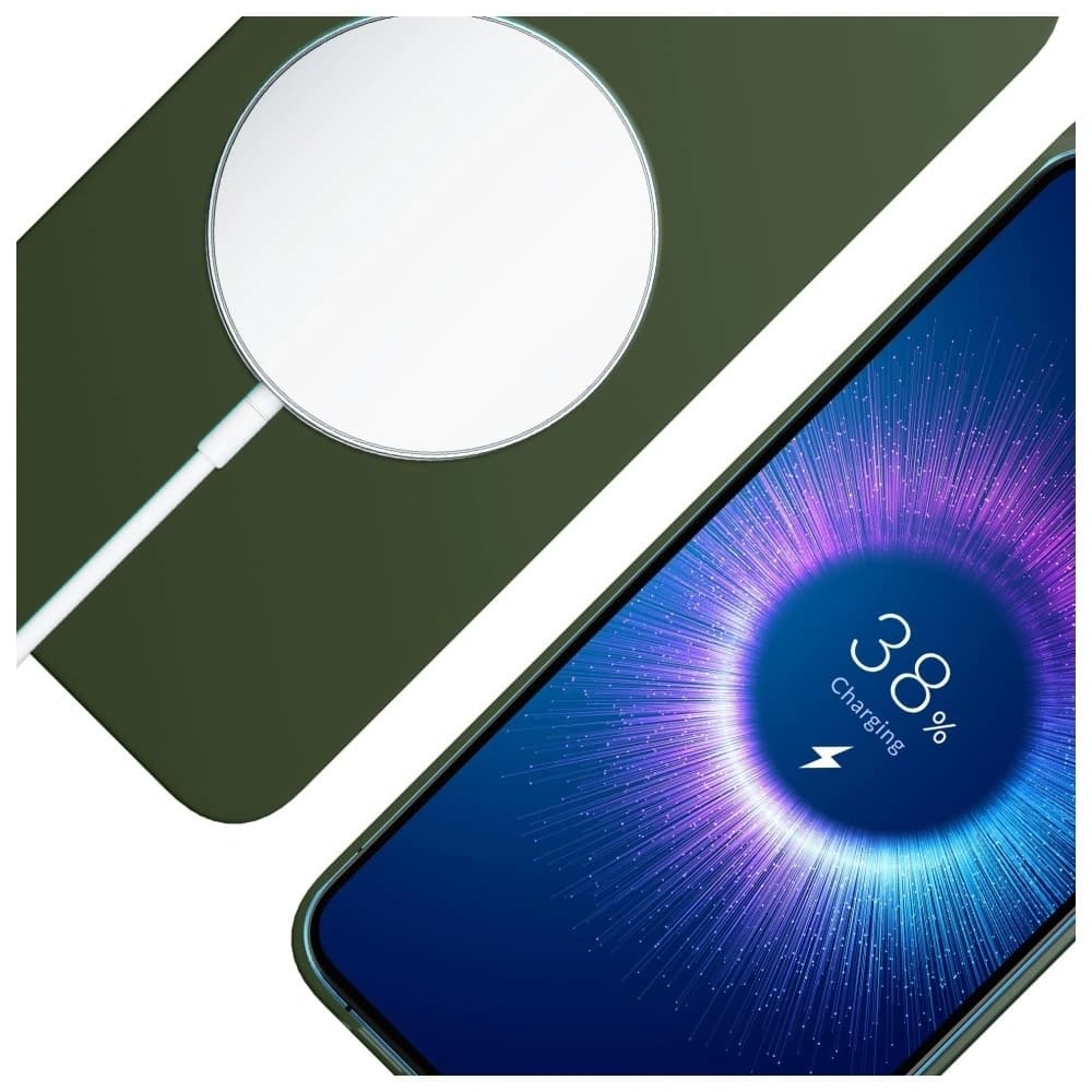 3MK Hardy MagSilicone Apple iPhone 15 Plus dunkelgrün - 5