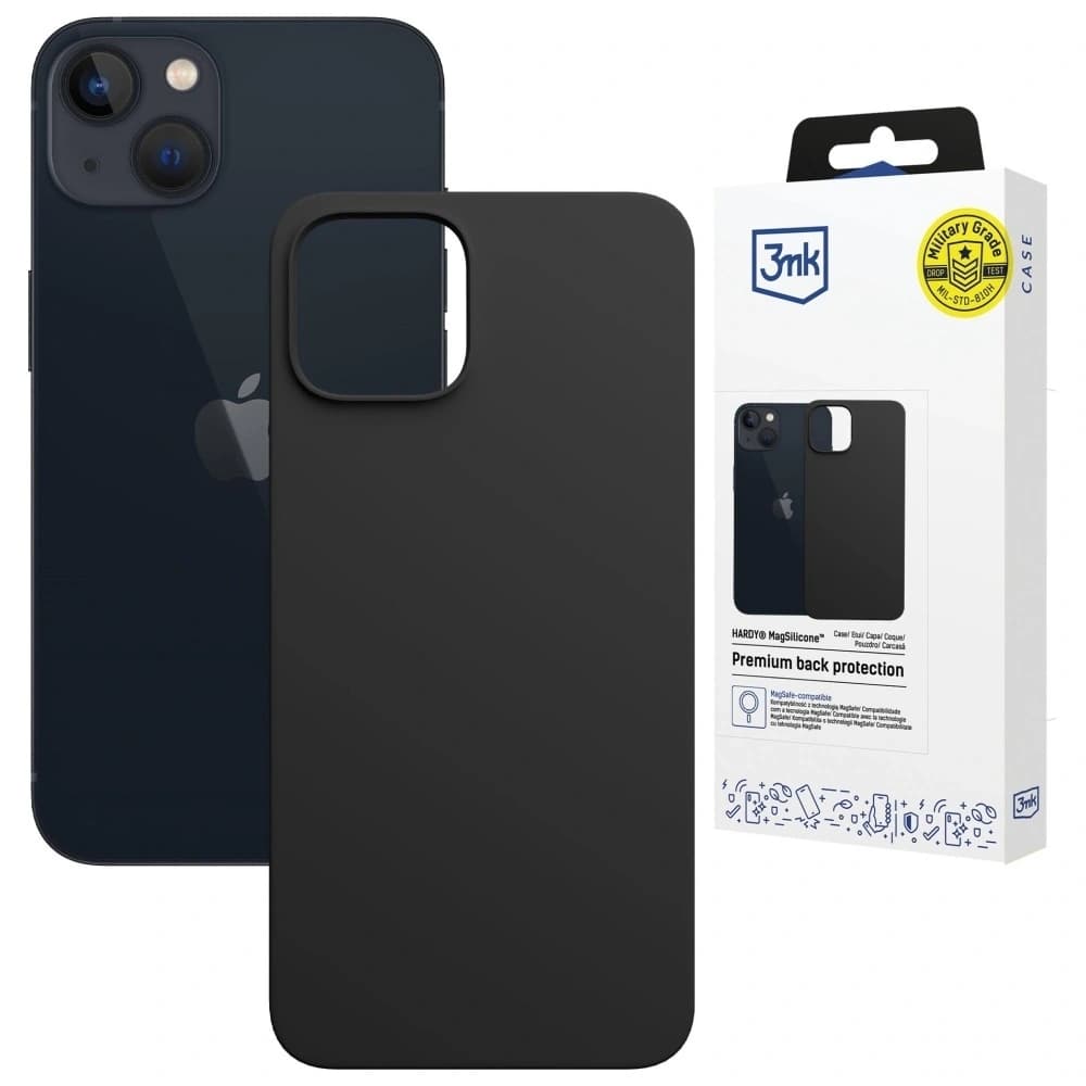 3MK Hardy MagSilicone Apple iPhone 15 Plus Graphit - 1