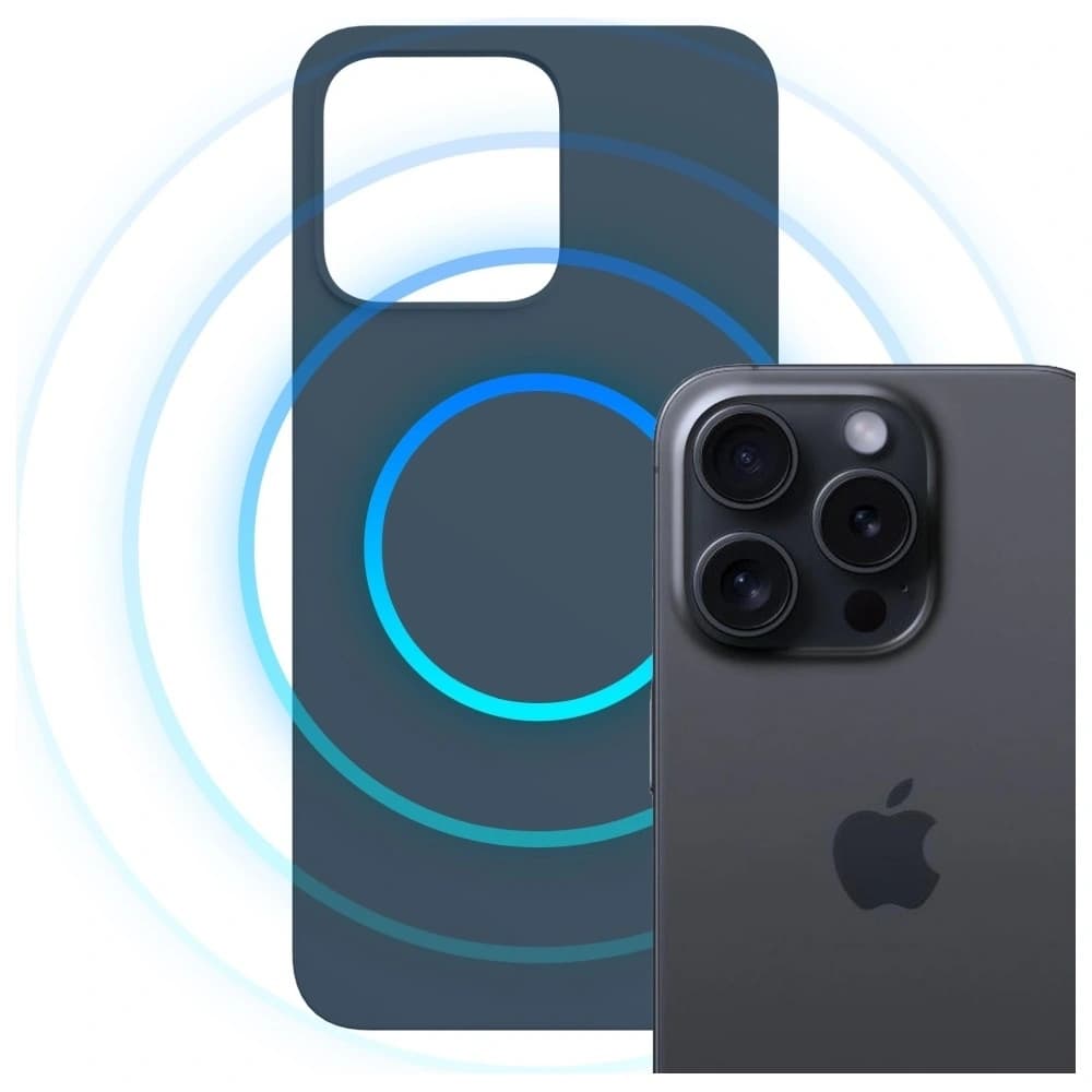 3MK Hardy MagSilicone Apple iPhone 15 Pro Max blau - 3