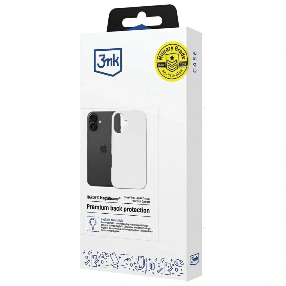3MK Hardy MagSilicone Apple iPhone 16 Plus weiß - 7