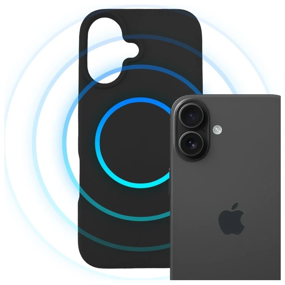 3MK Hardy MagSilicone Apple iPhone 16 Plus Graphit - 3