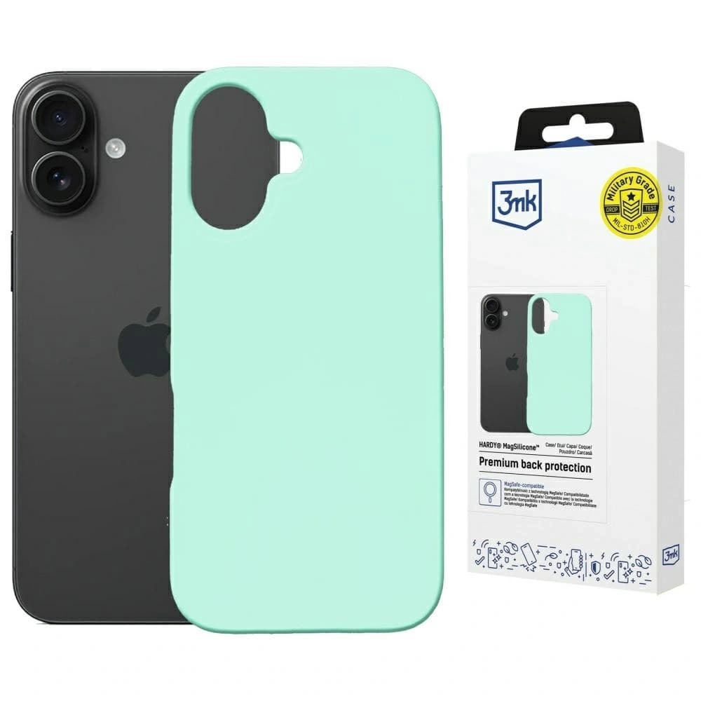 3MK Hardy MagSilicone Apple iPhone 16 Plus marine - 1