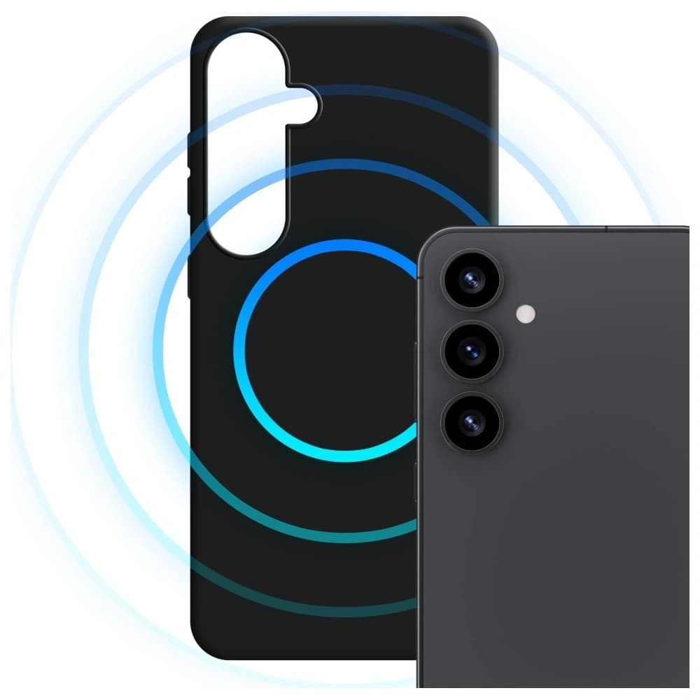 3MK Hardy MagSilicone Samsung Galaxy S25+ Plus black - 3