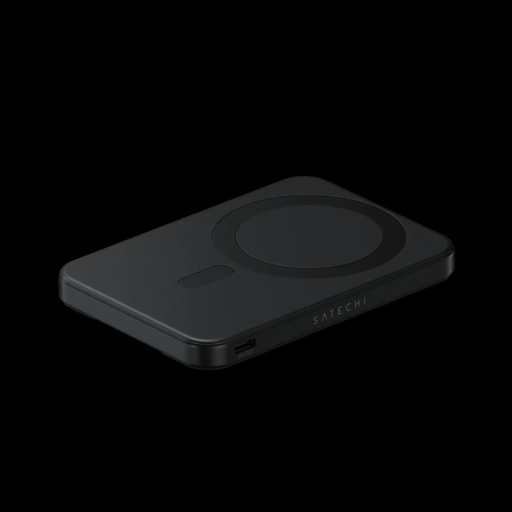 Satechi OntheGo Magnetische Powerbank 5000mAh MagSafe Qi2 (schwarz) - 5