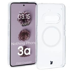 Bizon Case CrystalO Magnetic Nothing Phone (3a) clear