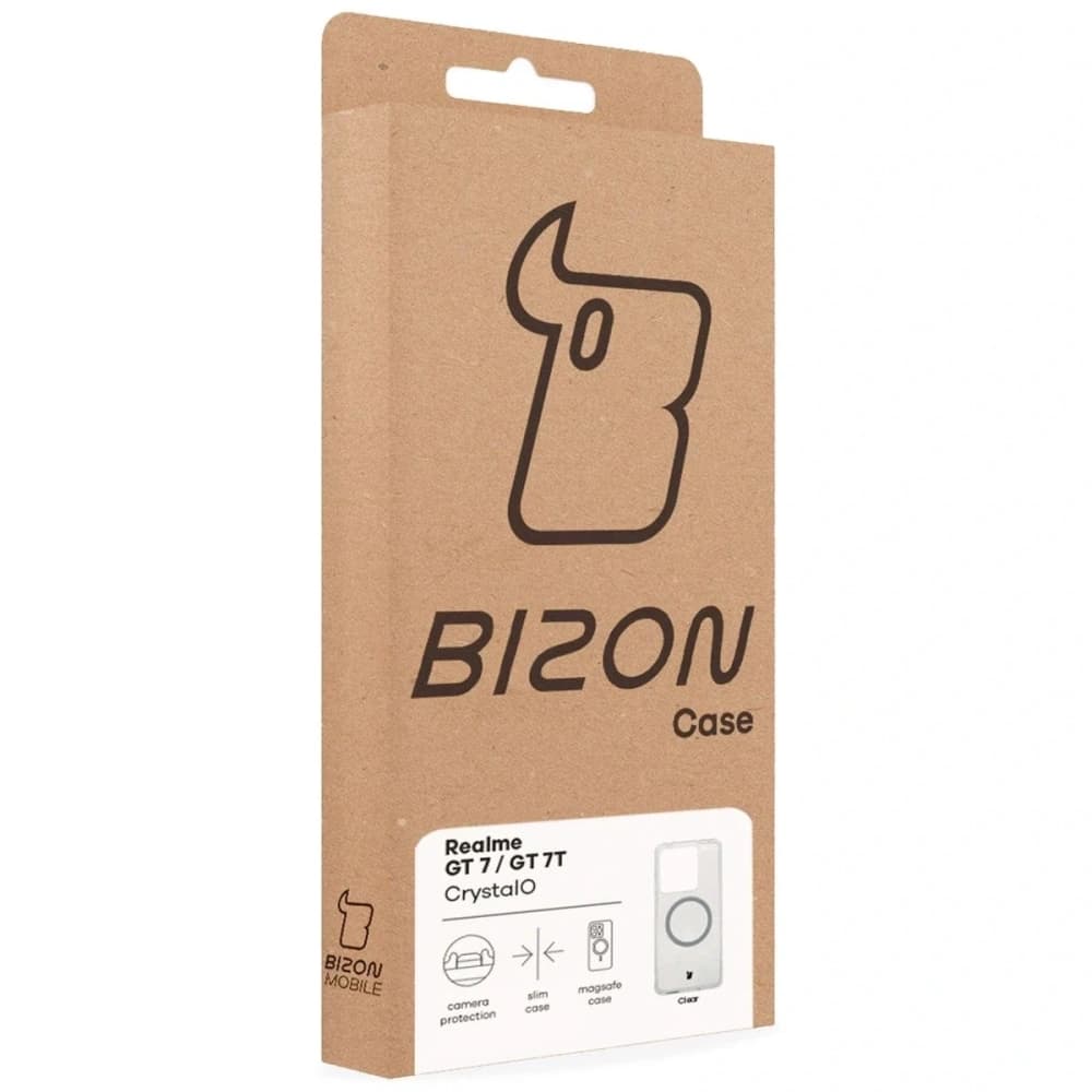 Bizon Case CrystalO Magnetic Realme GT 7 / 7T klar - 7