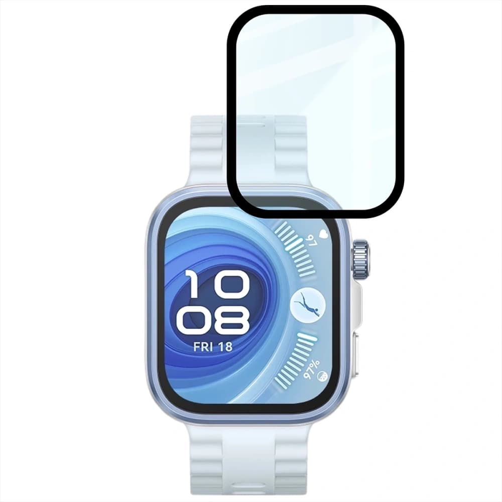 Bizon Glass Watch Edge Hybrid Huawei Watch Fit 4 Pro black - 5