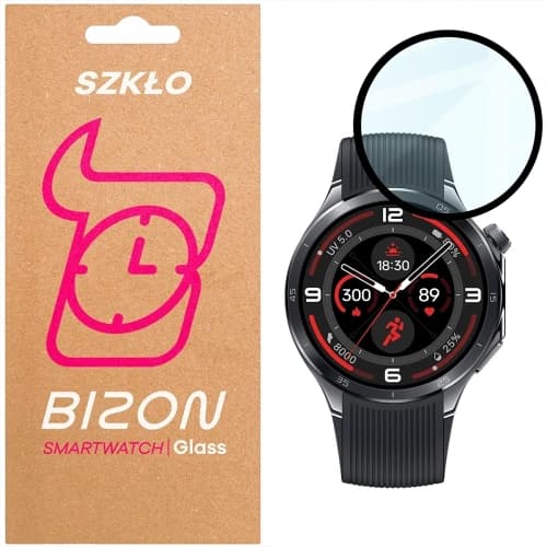 Bizon Glass Watch Edge Hybrid OnePlus Watch 3 black