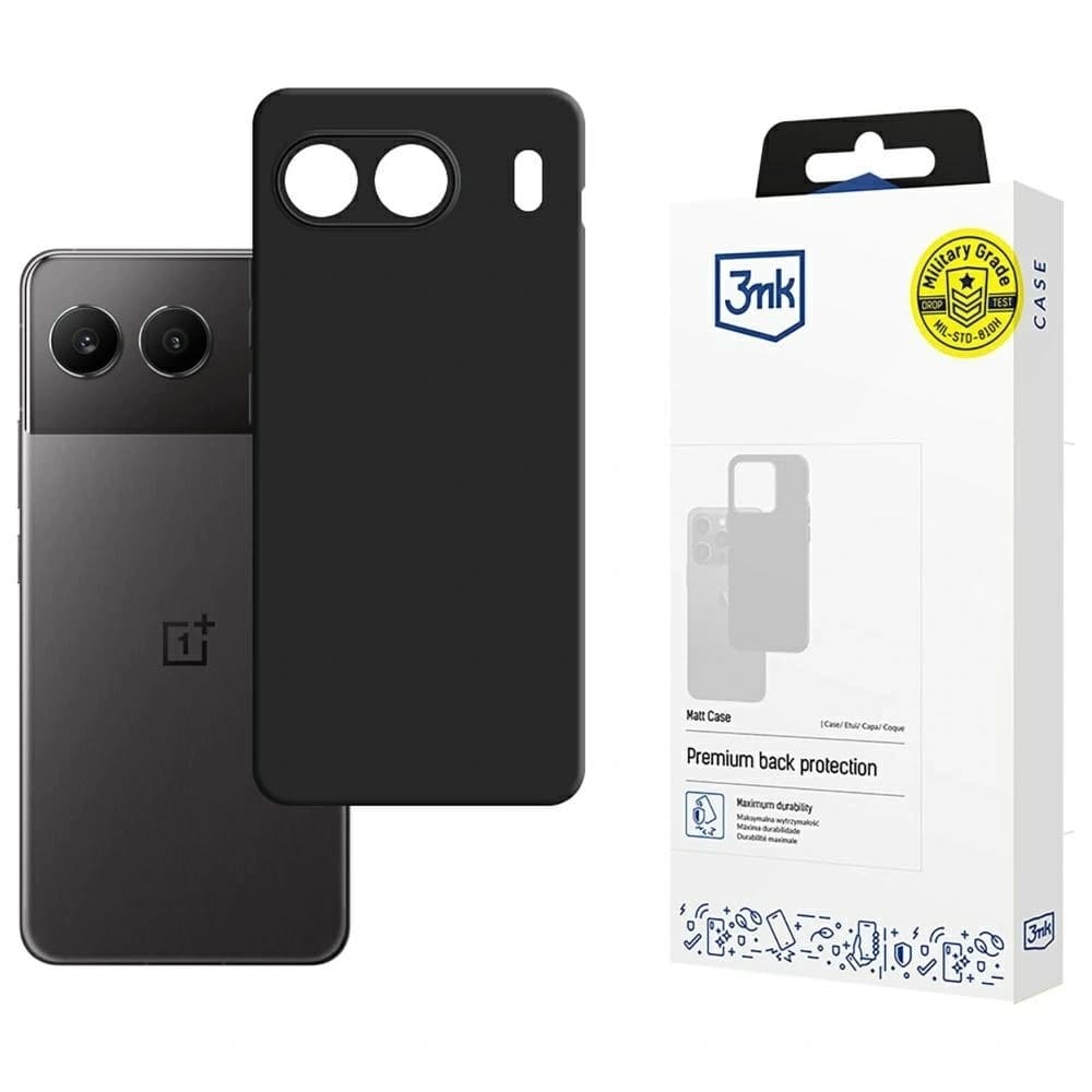 Etui 3MK Matt Case do OnePlus Nord 4 czarny - 1