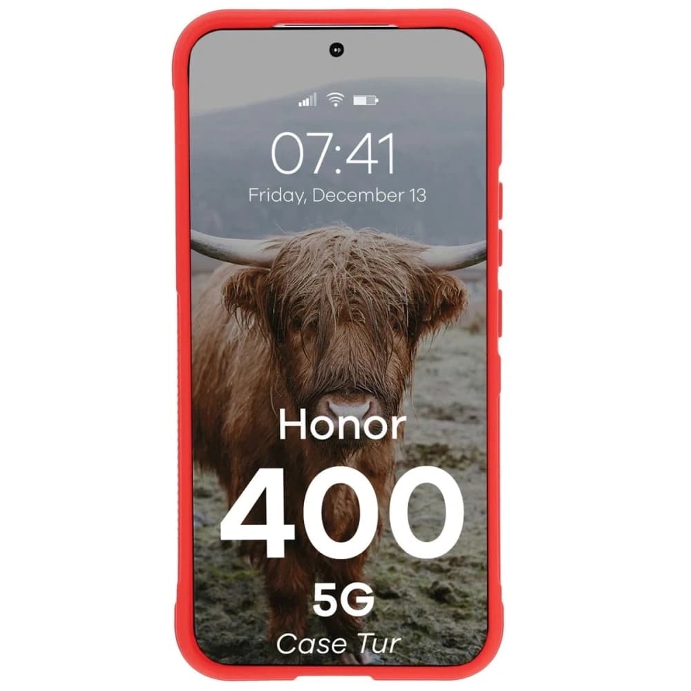Bizon Case Tur Honor 400 5G red - 5