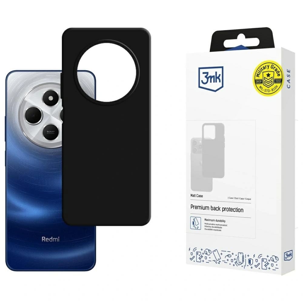 3MK Matt Case Xiaomi Redmi 14C / Redmi A4 5G black - 1