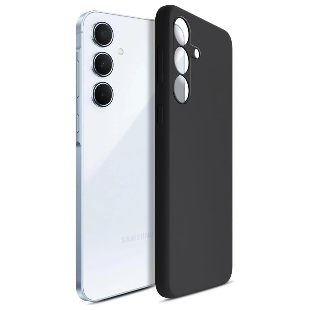 3MK Silikonhülle Samsung Galaxy A55 5G schwarz - 4