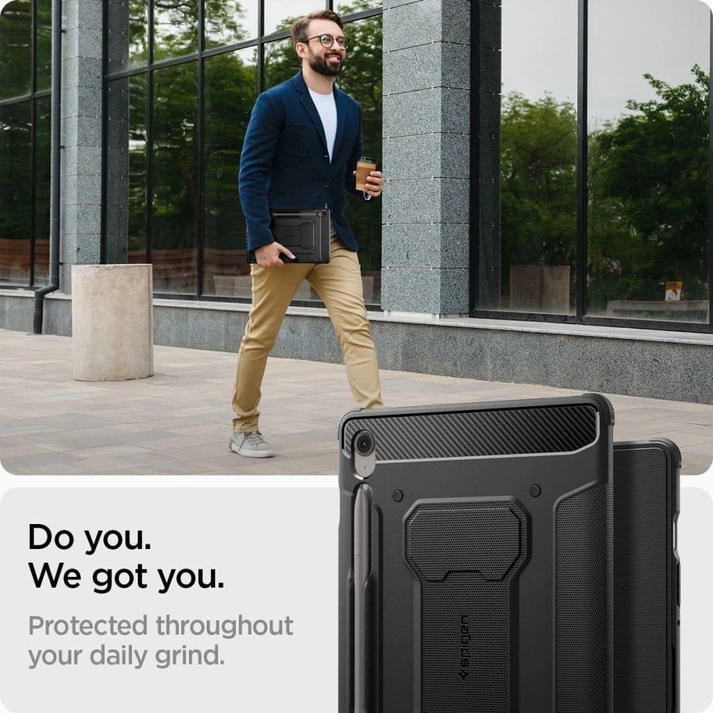 Spigen Rugged Armor Pro Samsung Galaxy Tab S9 11.0 / S10 FE 10.9 X710 / X716b / X520 / X526 Black - 14