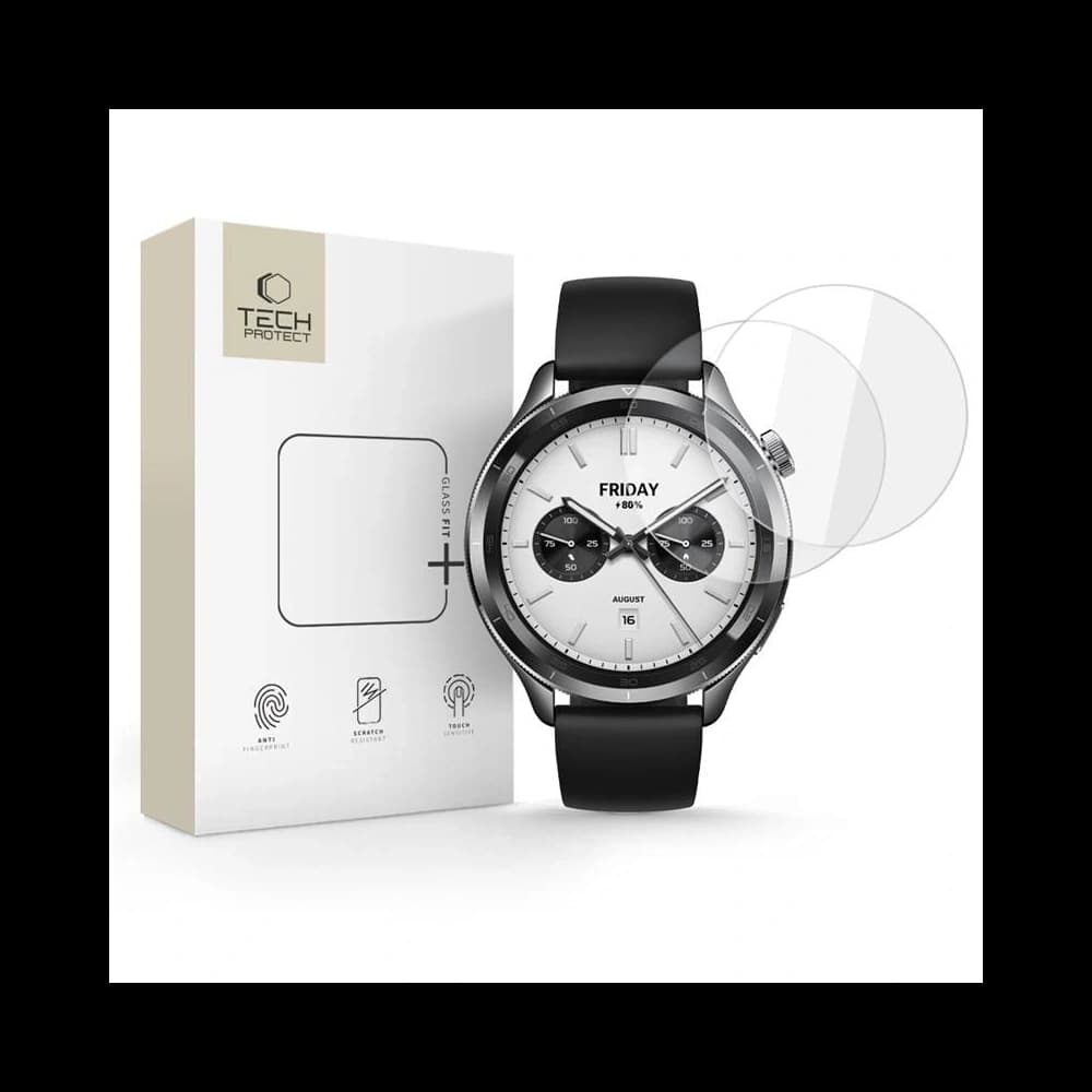 Tech-Protect Glass Fit+ Xiaomi Watch S4 Klar [2 PACK] - 1