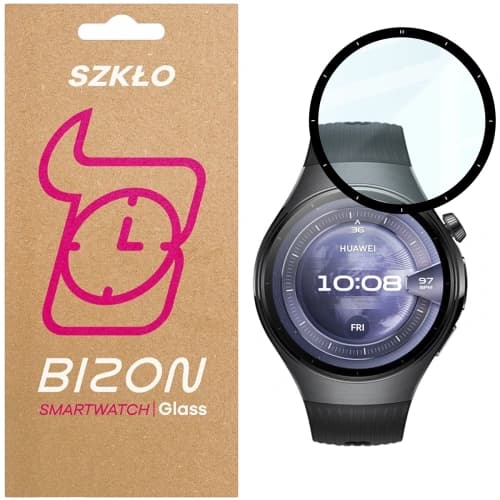 Bizon Glass Watch Edge Hybrid Huawei Watch 5 46mm black