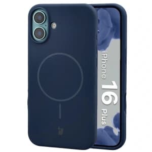 Bizon Soft Case Magnetisch für Apple iPhone 16 Plus navy blau
