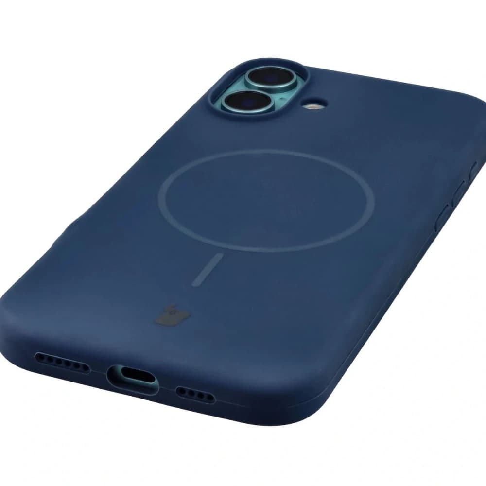 Bizon Soft Case Magnetisch für Apple iPhone 16 Plus navy blau - 3