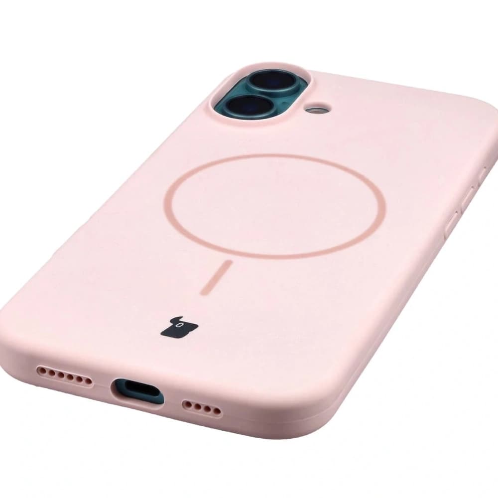 Bizon Soft Case Magnetic Apple iPhone 16 Plus light pink - 3