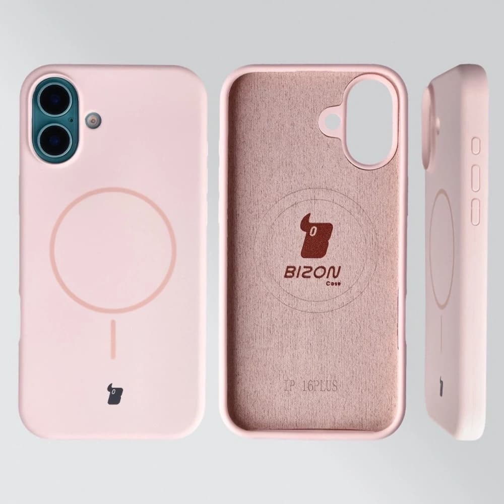 Bizon Soft Case Magnetic Apple iPhone 16 Plus light pink - 5