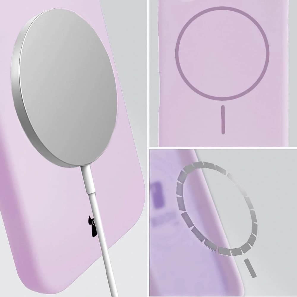 Bizon Soft Case Magnetic Apple iPhone 16 Plus light purple - 4
